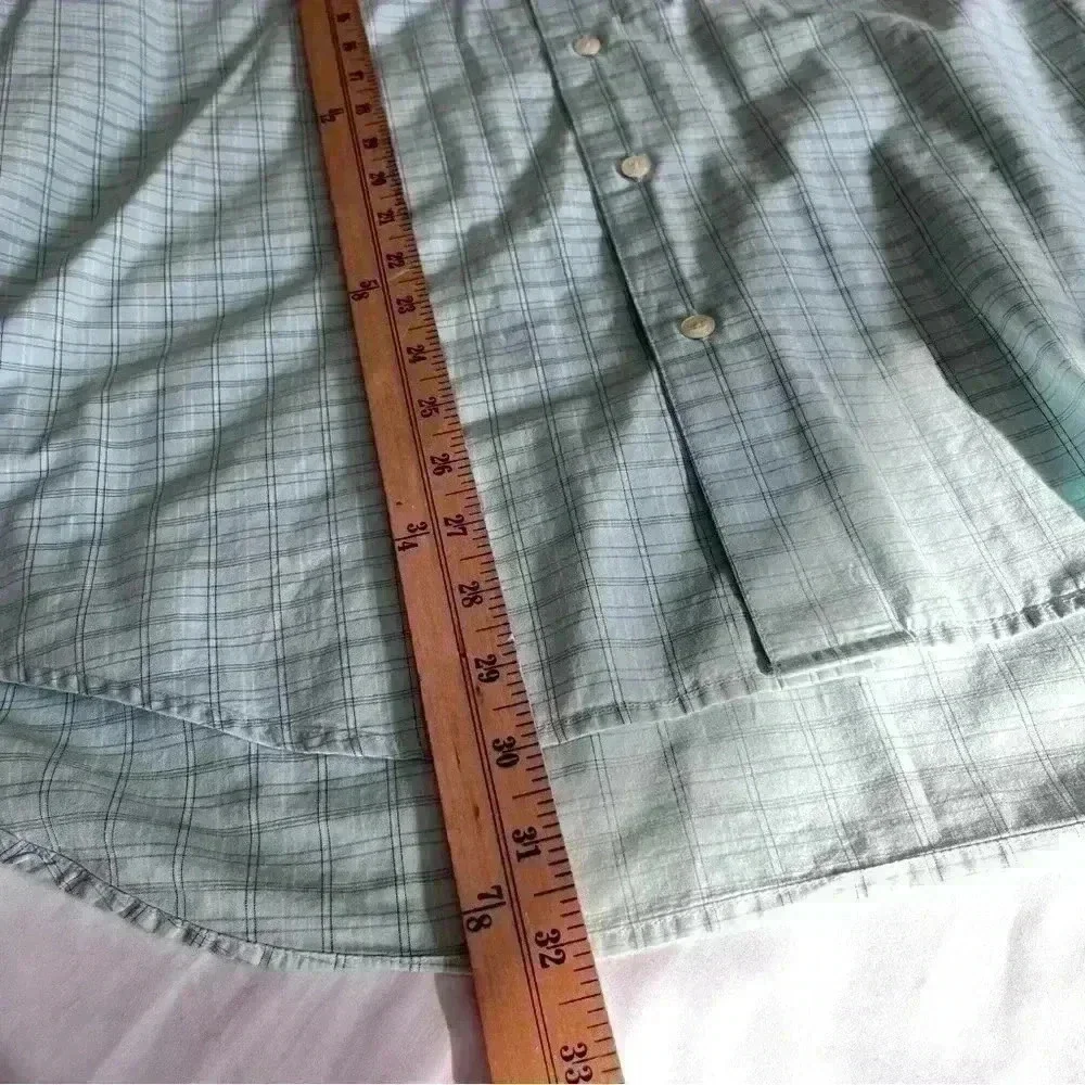 Vintage j.Crew Men's‎ 100% Cotton Long Sleeve Button Up Shirt Size Large